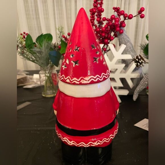 LIGHT UP CERAMIC SANTA - Picture 3 of 6